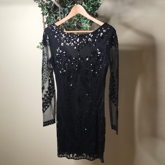Sequin Mini Dress - Picture 1 of 11